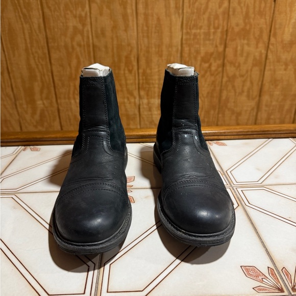 UGG Men's Black Dalvin Leather & Suede Boots - Picture 5 of 11